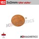 100pcs 2mm x 2mm 5/64in x 5/64in N52 Discs Cylinders Rare Earth Neodymium Magnets 2x2mm