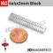 4mm x 4mm x 2mm N52 Square Block Rare Earth Neodymium Magnet 4x4x2mm