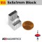 5mm x 5mm x 1mm N55 Thin Square Block Rare Earth Neodymium Magnet 5x5x1mm