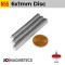 6mm x 1mm 15/64in x 1/32in N55 Thin Discs Rare Earth Neodymium Magnet 6x1mm
