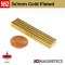 100pcs 3mm X 1mm N52 Gold Plated neodymium small magnet round discs 1/8in x 1/32in - 3x1mm