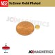 5mm x 2mm 13/64in x 5/64in N52 Gold Plated Discs Rare Earth Neodymium Magnet 5x2mm