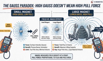 The Gauss Paradox: Why High Magnetic Field Strength Doesn't Always Mean More Pull Force?