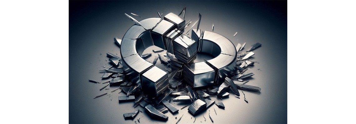 Why Neodymium magnets are brittle?