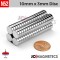 10mm x 3mm 25/64in x 1/8in N52 Discs Rare Earth Neodymium Magnet 10x3mm