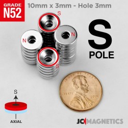 10mm x 3mm x Hole 3mm N52 Countersunk Ring Rare Earth Neodymium Magnet 10x3mm H3mm 10mm x 3mm x Hole 3mm N52 Countersunk Ring Rare Earth Neodymium Magnet 10x3mm H3mm