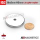 3pcs N52 38mm x 5mm x Hole 5mm Ring Rare Earth Neodymium Magnet 38x5mm H5mm