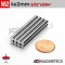 4mm x 2mm 5/32" x 5/64" N52 Rare Earth Neodymium Magnet Discs 4x2mm